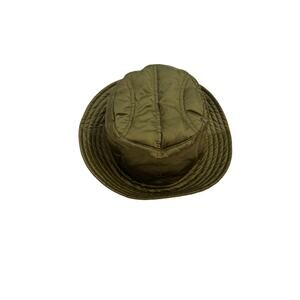 Eddie Bauer Women's Goose Down Puffer Bucket Hat One Size Olive Green